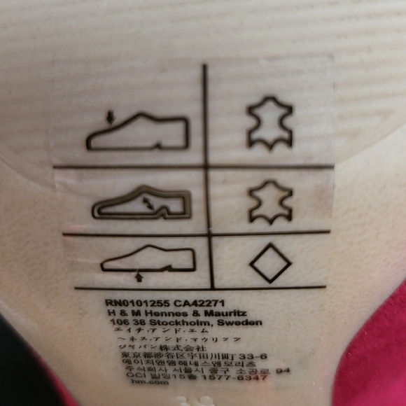 NWOT H&M Red Suede High Heels - Picture 3 of 16